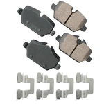 Order Rear Ceramic Pads by AKEBONO - EUR1554 For Your Vehicle