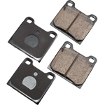 Order Rear Ceramic Pads by AKEBONO - EUR31 For Your Vehicle