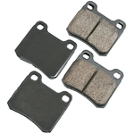 Order Rear Ceramic Pads by AKEBONO - EUR335 For Your Vehicle