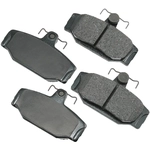 Order Rear Ceramic Pads by AKEBONO - EUR391 For Your Vehicle