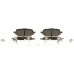 Order Rear Ceramic Pads by BOSCH - BE2457H For Your Vehicle