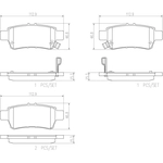 Order Rear Ceramic Pads by BREMBO - P28062N For Your Vehicle