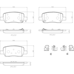 Order Rear Ceramic Pads by BREMBO - P30141N For Your Vehicle