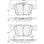 Order Plaquette arrière en céramique par CENTRIC PARTS - 103.19010 For Your Vehicle