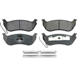Order Rear Ceramic Pads by DURAGO - BP981C For Your Vehicle