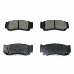 Order Rear Ceramic Pads by DURAGO - BP1297C For Your Vehicle