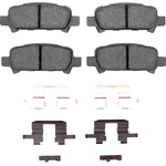 Order Rear Ceramic Pads by DYNAMIC FRICTION COMPANY - 1551-0770-01 For Your Vehicle