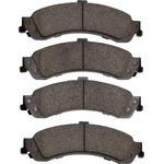Order Rear Ceramic Pads by DYNAMIC FRICTION COMPANY - 1551-0834-00 For Your Vehicle