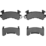 Order Rear Ceramic Pads by DYNAMIC FRICTION COMPANY - 1551-0834-01 For Your Vehicle