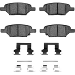 Order Rear Ceramic Pads by DYNAMIC FRICTION COMPANY - 1551-1033-01 For Your Vehicle