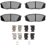 Order Rear Ceramic Pads by DYNAMIC FRICTION COMPANY - 1551-1304-01 For Your Vehicle