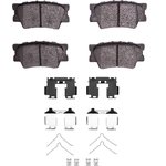 Order Rear Ceramic Pads by DYNAMIC FRICTION COMPANY - 1551-1632-01 For Your Vehicle