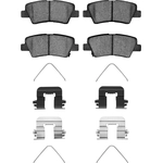 Order Rear Ceramic Pads by DYNAMIC FRICTION COMPANY - 1551-1813-01 For Your Vehicle
