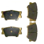 Order EUROROTOR - ID1212H - Rear Ceramic Pads For Your Vehicle