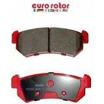 Order Plaquette arrière en céramique par EUROROTOR - ID1036H For Your Vehicle
