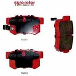 Order EUROROTOR - ID537H - Rear Ceramic Pads For Your Vehicle