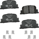 Order Rear Ceramic Pads by HELLA PAGID - 355033981 For Your Vehicle