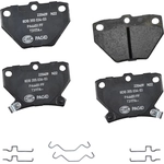 Order Rear Ceramic Pads by HELLA PAGID - 355034031 For Your Vehicle