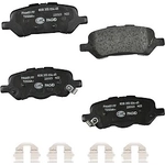 Order Rear Ceramic Pads by HELLA PAGID - 355034451 For Your Vehicle