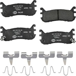 Order Rear Ceramic Pads by HELLA PAGID - 355034641 For Your Vehicle