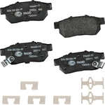 Order Rear Ceramic Pads by HELLA PAGID - 355034991 For Your Vehicle