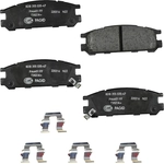 Order Rear Ceramic Pads by HELLA PAGID - 355035471 For Your Vehicle