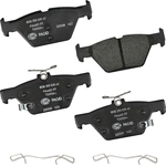 Order Rear Ceramic Pads by HELLA PAGID - 355035611 For Your Vehicle