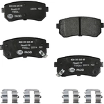 Order Rear Ceramic Pads by HELLA PAGID - 355035851 For Your Vehicle