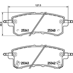 Order Rear Ceramic Pads by HELLA PAGID - 355036151 For Your Vehicle