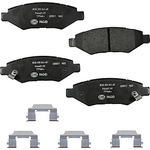 Order Rear Ceramic Pads by HELLA PAGID - 355041451 For Your Vehicle