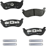 Order Rear Ceramic Pads by HELLA PAGID - 355041471 For Your Vehicle