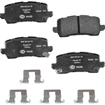 Order Rear Ceramic Pads by HELLA PAGID - 355041781 For Your Vehicle