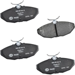 Order Rear Ceramic Pads by HELLA PAGID - 355042101 For Your Vehicle