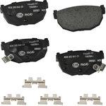 Order Rear Ceramic Pads by HELLA PAGID - 355042231 For Your Vehicle