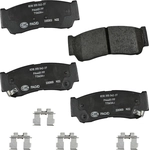 Order Rear Ceramic Pads by HELLA PAGID - 355042371 For Your Vehicle