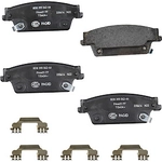 Order Rear Ceramic Pads by HELLA PAGID - 355042461 For Your Vehicle