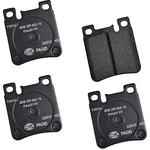 Order Rear Ceramic Pads by HELLA PAGID - 355042761 For Your Vehicle