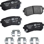 Order Rear Ceramic Pads by HELLA PAGID - 355043351 For Your Vehicle