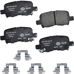Order Rear Ceramic Pads by HELLA PAGID - 355043401 For Your Vehicle