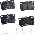 Order Rear Ceramic Pads by HELLA PAGID - 355043631 For Your Vehicle