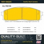 Order Rear Ceramic Pads by QUALITY-BUILT - 1001-0622C For Your Vehicle