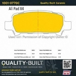 Order Rear Ceramic Pads by QUALITY-BUILT - 1001-0770C For Your Vehicle