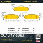 Order Rear Ceramic Pads by QUALITY-BUILT - 1001-0963C For Your Vehicle