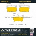 Order Rear Ceramic Pads by QUALITY-BUILT - 1001-1051C For Your Vehicle