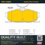 Order Rear Ceramic Pads by QUALITY-BUILT - 1001-1082C For Your Vehicle