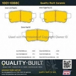 Order Rear Ceramic Pads by QUALITY-BUILT - 1001-1088C For Your Vehicle