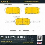 Order Rear Ceramic Pads by QUALITY-BUILT - 1001-1157C For Your Vehicle