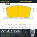 Order Rear Ceramic Pads by QUALITY-BUILT - 1001-1259C For Your Vehicle