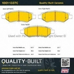 Order Rear Ceramic Pads by QUALITY-BUILT - 1001-1337C For Your Vehicle