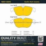 Order Rear Ceramic Pads by QUALITY-BUILT - 1001-1341C For Your Vehicle